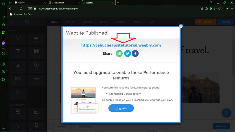 SIMPLE STEP-BY-STEP GUIDE HOW TO MAKE A FREE WEBSITE USING WEEBLY WEBSITE BUILDER IN 2022. - PART 1